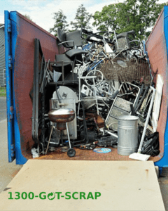 scrap metals, scrap metal, scrap metal bins